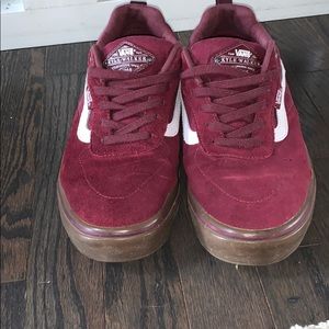 Burgundy Vans